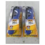 2 Blue Bic Flex Wand Lighters