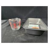 Anchor Hocking glass measuring cup,  nonstick