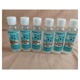 Hand sanitizer gel. 6-1.99 fl. oz bottles