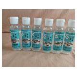 Hand sanitizer gel. 6-1.99 fl. oz bottles