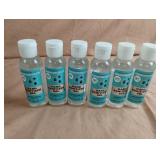 Hand sanitizer gel. 6-1.99 fl. oz bottles