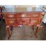 Queen Anne mahogany lowboy 34 x 29 x 19