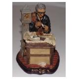 Vintage Limited Edition Watch Maker Figurine
