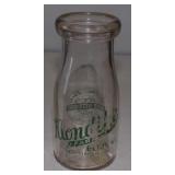 Vintage Klondike Farms Elkin NC Half Pint Dairy