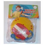 Vintage Whirly Whistle Toy w/ Original Package