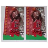 (2) 1995-96 Fleer NBA Jam Session Michael Jordan