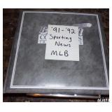 1991-92 MLB Sporting News Baseball Cards Complete