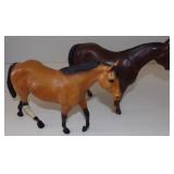 Lot of (2) Vintage Breyer Horses - Both Have Leg