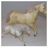 (2) Vintage Toy Horses
