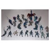 Vintage Lot of Plastic Cowboys, Soldiers and more