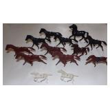 Vintage Lot of Plastic Toy Horses