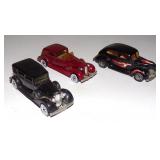 (3) Vintage Hot Wheels 1935 Classic Caddy,