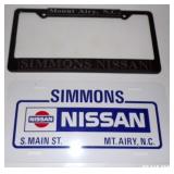 Simmons Nissan Mt. Airy, NC Metal License Plate