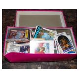 Vintage Shoebox Full of Baseball, Basketball