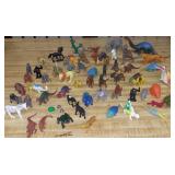 Vintage Lot of Plastic Animal Figures