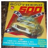 Vintage 1972 Southern 500 Darlington Raceway