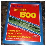 Vintage 1970 Southern 500 Darlington Raceway