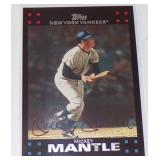 Mickey Mantel Topps #7 Baseball Card