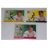 (3) Mickey Mantle Topps Home Run History Baseball