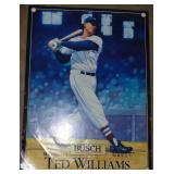 Vintage Ted Williams Busch Beer Baseball Great