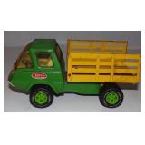 Vintage Tonka Green & Yellow Tilt Bed Dump Truck