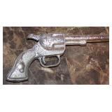 Vintage Smoky Metal Toy Cap Gun