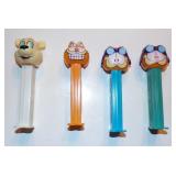 (4) Vintage Pez Dispensers - Garfield variations