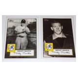 (2) Topps 1952 Style Mickey Mantle Baseball Cards