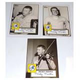 (3) Topps 1952 Style Mickey Mantle Baseball Cards