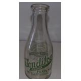 Vintage Klondike Farms Elkin NC One Quart Dairy