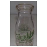 Vintage Klondike Farms Elkin, NC Half Pint Dairy