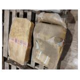 Natural rubber blocks. 2 total