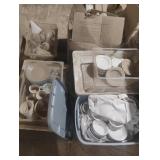 Assorted dinnerware