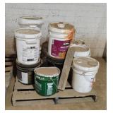Behr stain-blockomg primer, firestop sealer,