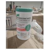 Disinfectant wipes 20-6 ct cases and Delimer ZP