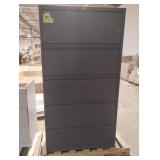 Metal file cabinet 36 x 68 x 18.5 with keys
