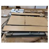 Foldable metal picnic table 72 x 56