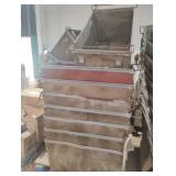 Industrial totes. Approximately 14