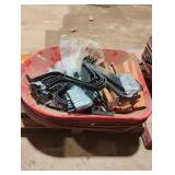 12 wheel barrow tubs with some parts