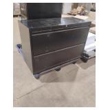 2 drawer metal cabinet 42 x 28 x 19