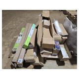 250 Packs Crayons, 24 Broom Handles, 8 Curtain