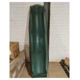 Green plastic slide. Approximately 86" long