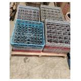 Commercial dishwasher baskets