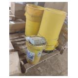 Huskee commercial trash cans and spill response