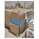 24 x 17 x 15 cardboard boxes. Approximately 80