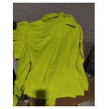 Neon green safety long sleeve shirts. 450 total.