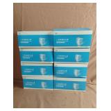 Disposable face masks. 8-50 ct packs