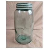 Ball quart jar. 15 on bottom with lid
