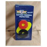 Battery terminal protectors. 8 sets