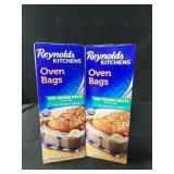 Reynolds kitchen oven bags 2 boxes 5 each